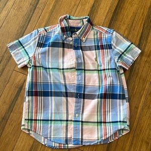 Multi colored Polo Button Down
